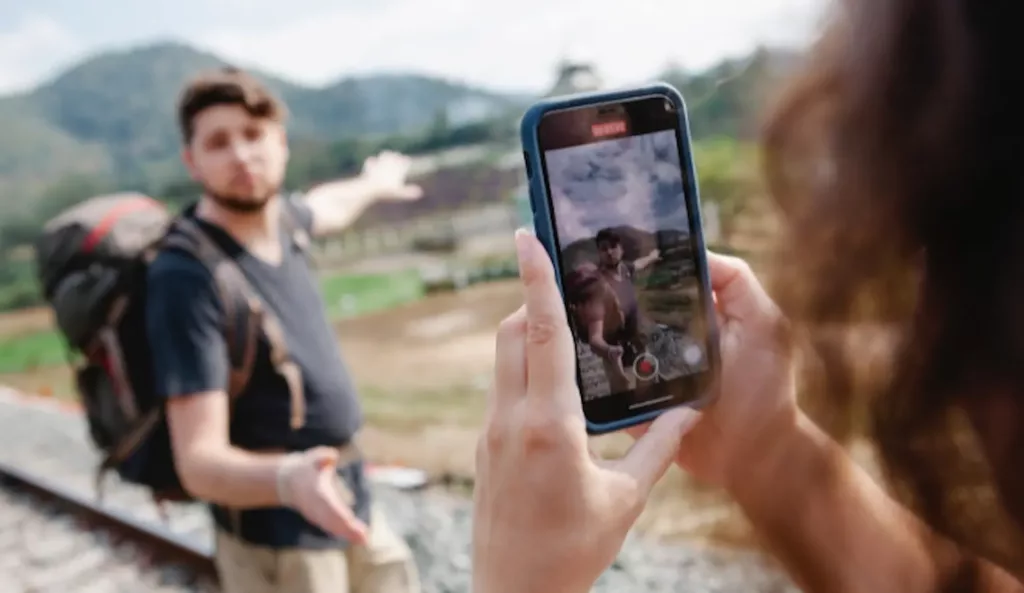 smartphone de viagem