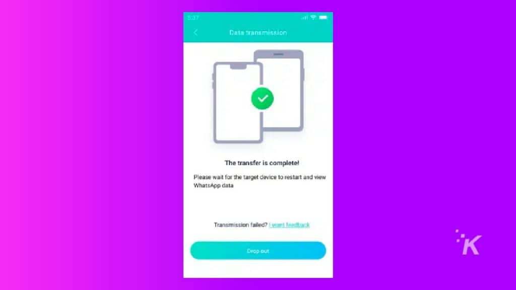 Cara mentransfer pesan WhatsApp dari Android ke iPhone tanpa komputer