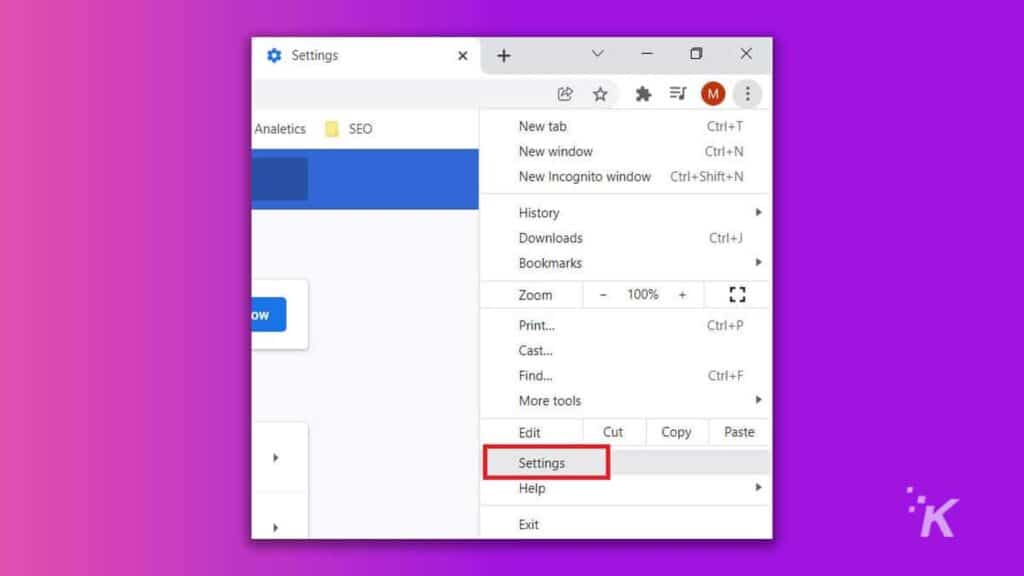การตั้งค่า google chrome