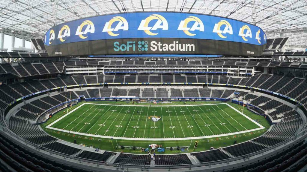 Sofi-Stadion für den Super Bowl