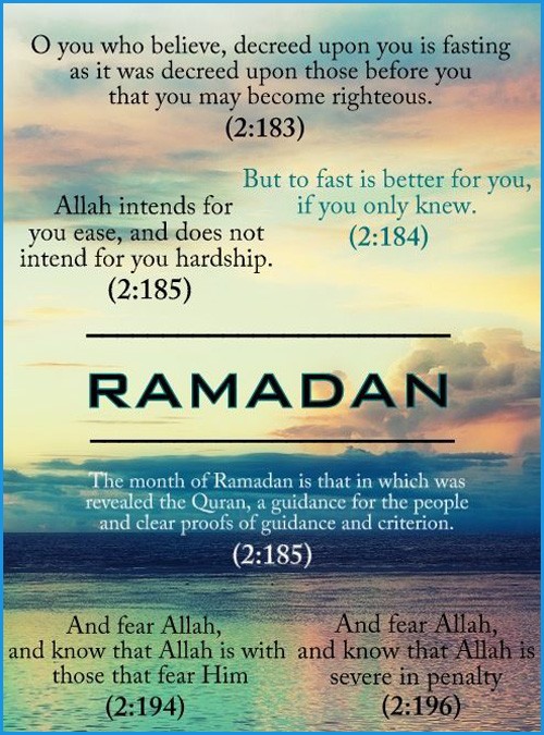 citazioni del ramadan dal corano