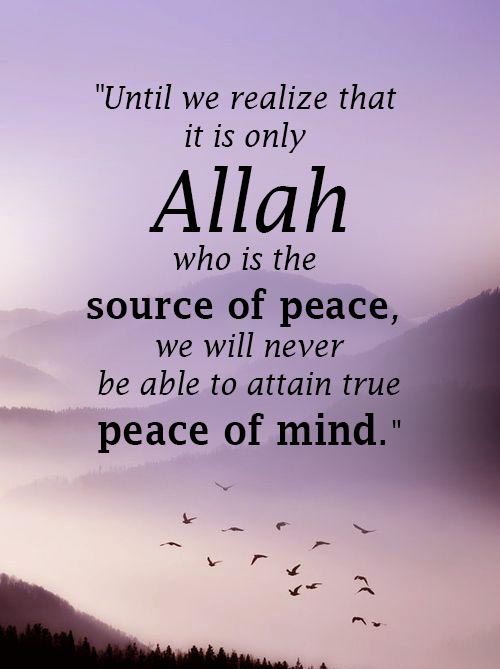 citazione delle benedizioni di allah