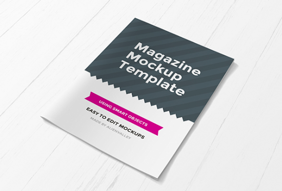 mockup di copertina di una rivista