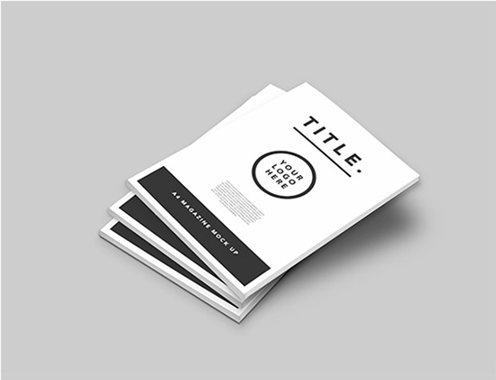 Rivista A4 Mock Up