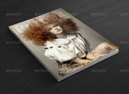 Mockup di rivista