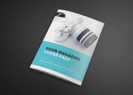 mockup di copertina di una rivista