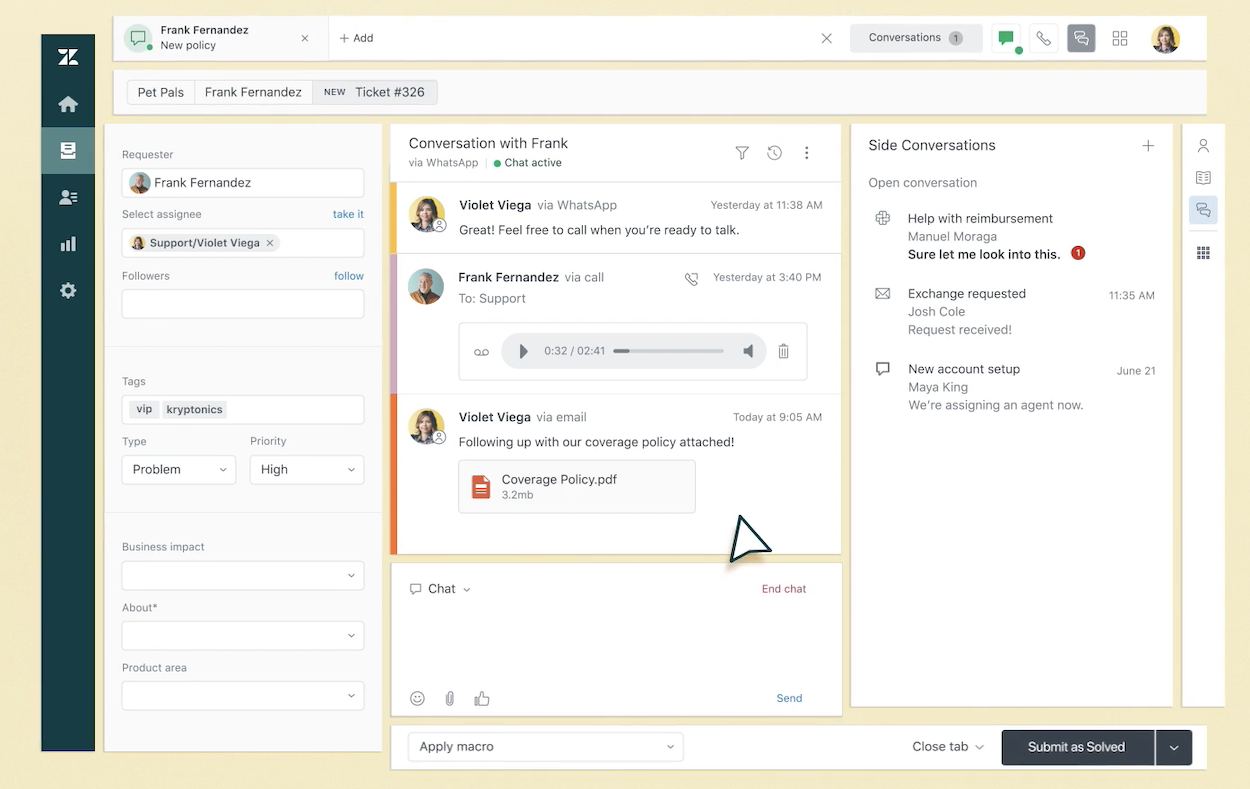 Zendesk 全渠道支持