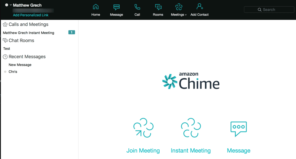 Riunioni Amazon Chime