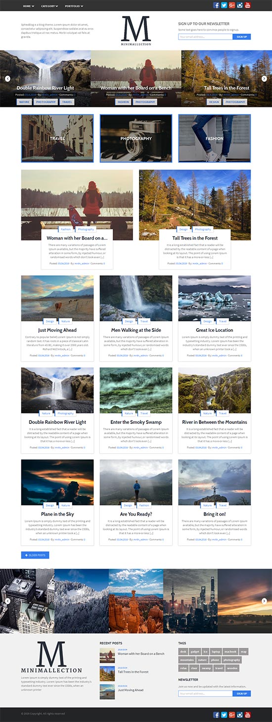 Minimallection --- Responsywny-Minimal-Motyw-Blog