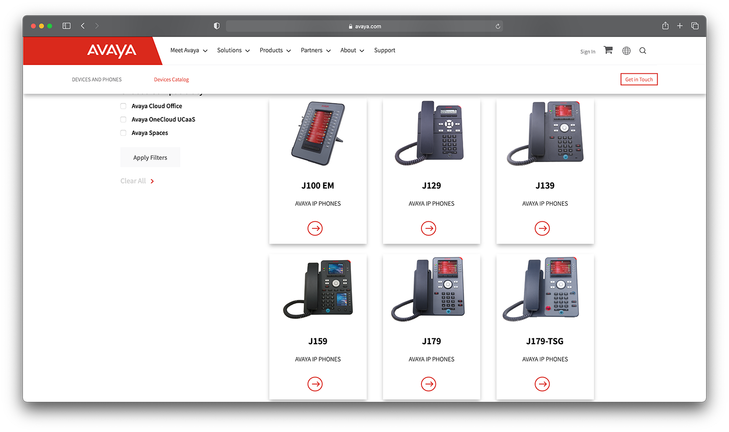 Avaya 小型企業電話系統