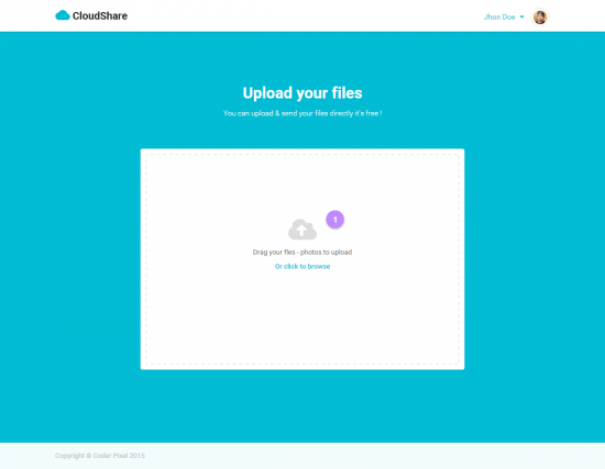 CloudShare オンライン ファイル共有アプリケーション