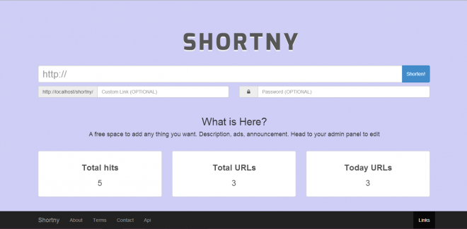 Shortny - URL 縮短器