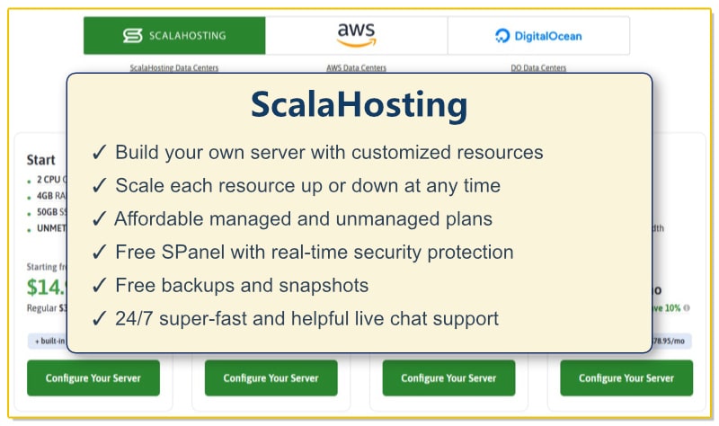 7 лучших облачных хостинговых компаний 2 scalahosting vps