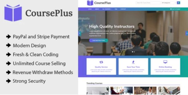 CoursePlus - Sistem de management al învățării online (LMS)