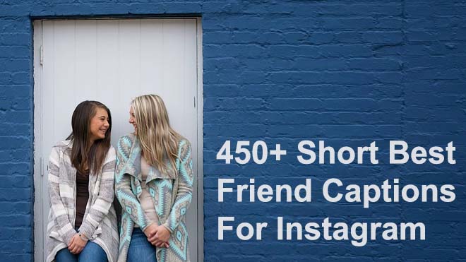 Legendas curtas de melhores amigos para Instagram