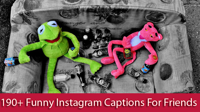 Legendas engraçadas do Instagram para amigos
