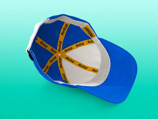 Free-PSD-Cap-Mockup-cu-Taping-Woven-Etichetă-În interior
