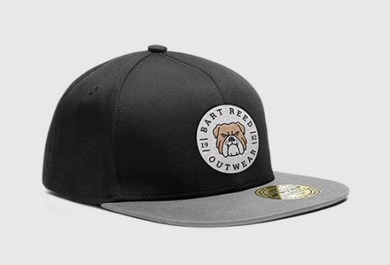 Machetă PSD gratuită de șapcă Snapback cu 7 culori