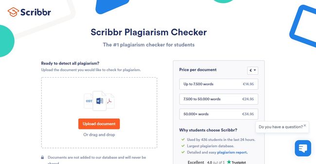 Scribbr – der beste kostenlose Plagiatsprüfer