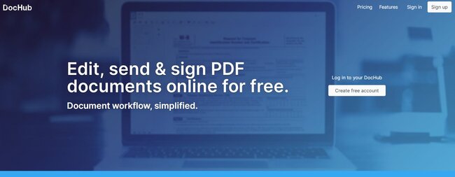 Bester kostenloser PDF-Online-Editor-Dochub