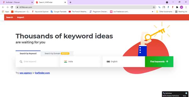 KWFinder-инструмент