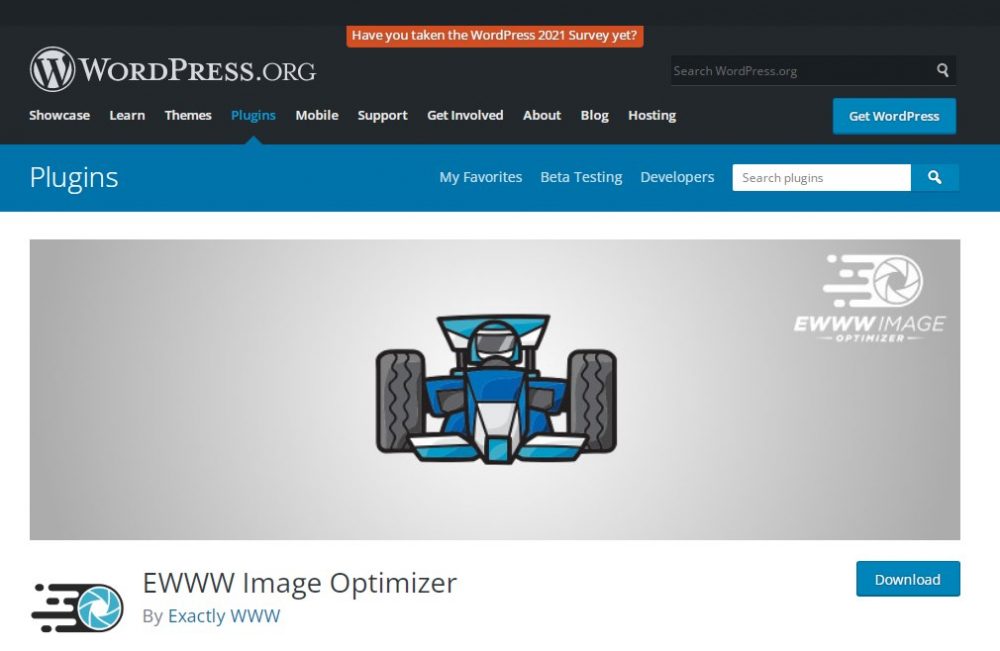 Ottimizzatore di immagini EWWW