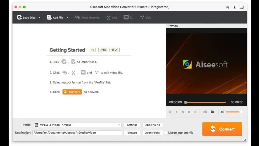 Aiseesoft Mac 動画変換