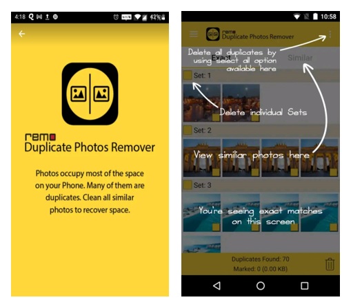Suppresseur de photos en double Remo