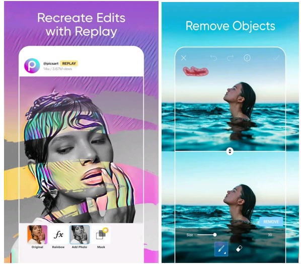 Editor de fotos y videos Picsart