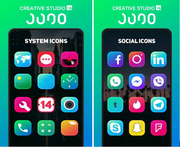 Pack d'icônes Juno - Meilleur pack d'icônes Android