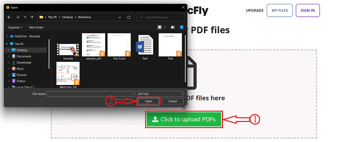 PDF'leri DocFly'a içe aktarın