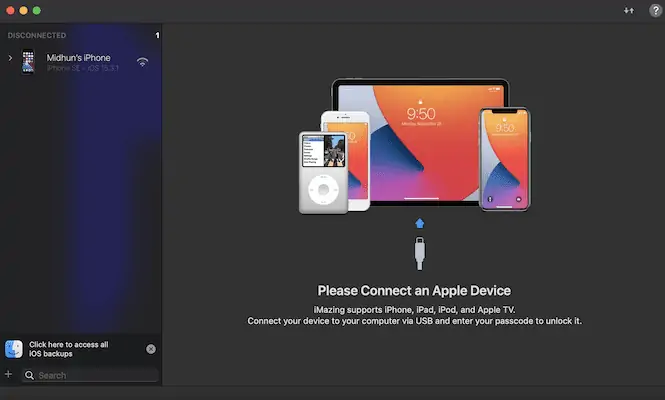 قم بتوصيل iPhone