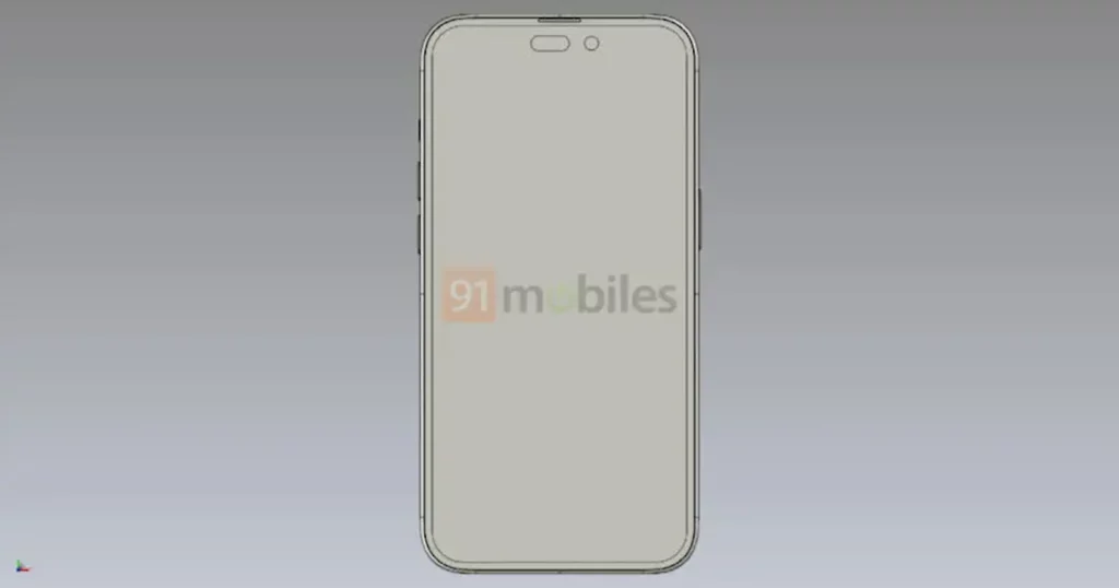 91mobilesによるiphone 14 proのレンダリング
