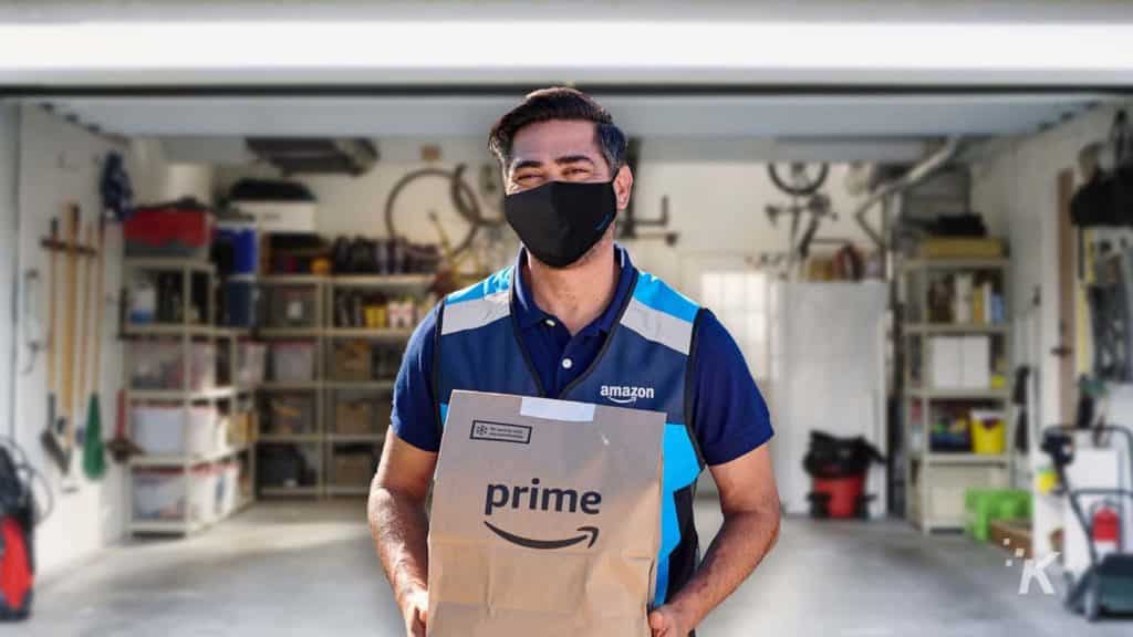 amazon garaj teslimatları