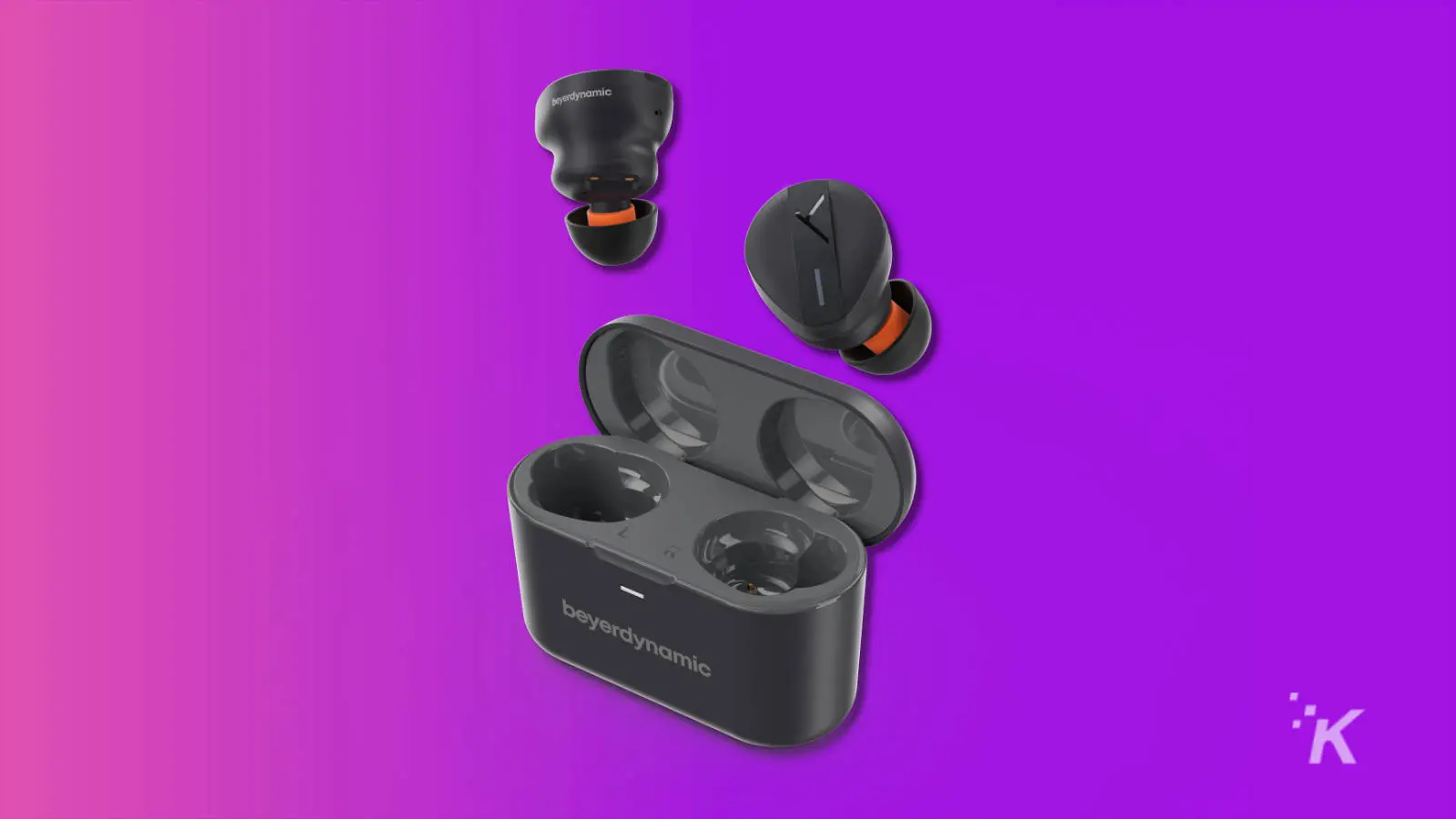 căști beyerdynamic free byrd pe fundal violet
