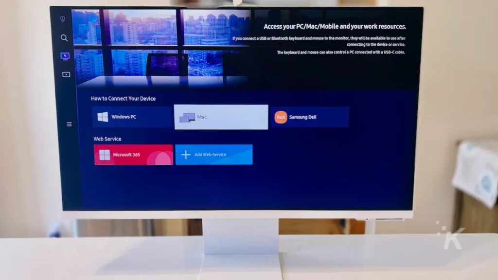 m8 samsung monitor mit airplay