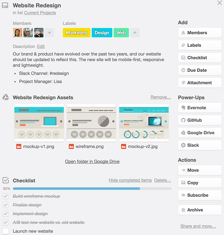 ออกแบบเว็บไซต์ Trello ใหม่