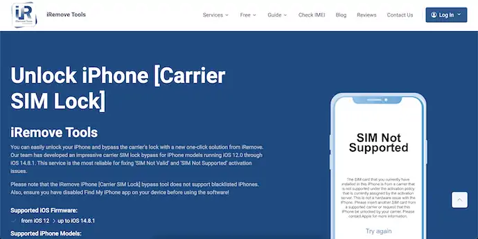 iRemove Tools iPhone Homepage entsperren