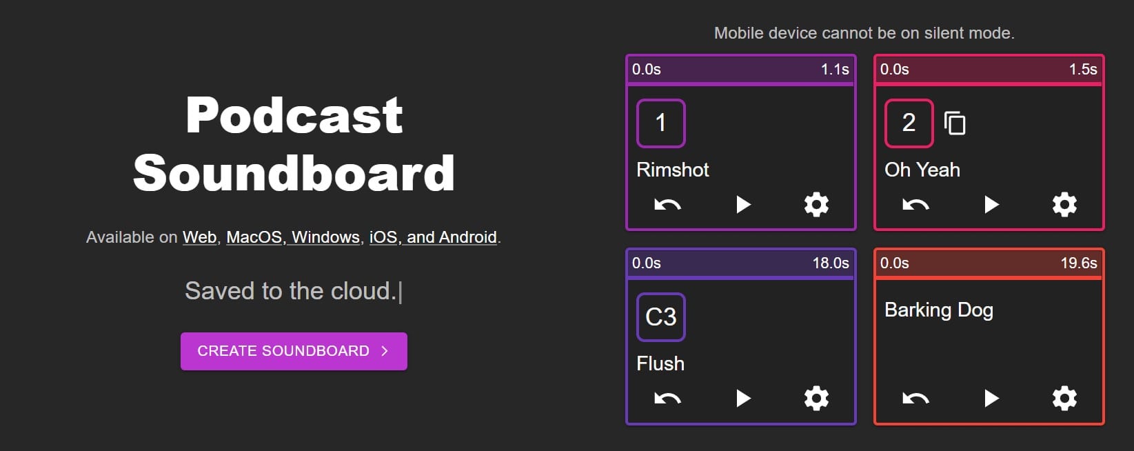 Podcast Soundboard