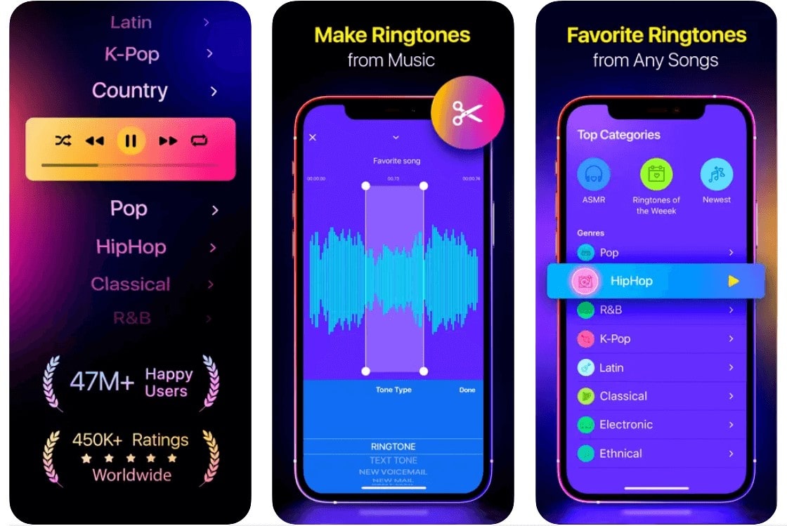 Ring Tune Sonneries pour iPhone