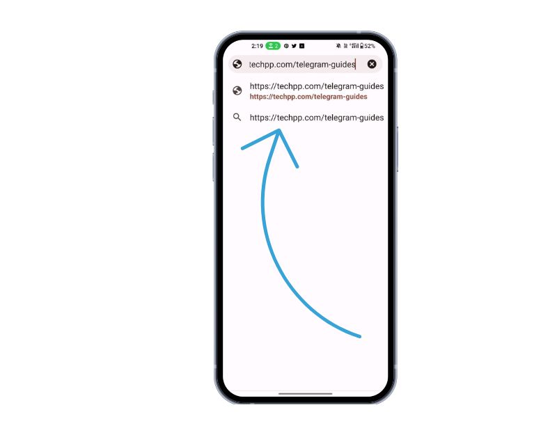 ブラウザの URL リンク image showing url link in the browser